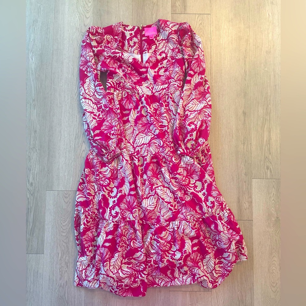 Lilly Pulitzer Tinslee Midi Dress size 2 Poinsetta Red